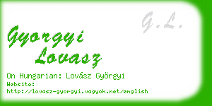 gyorgyi lovasz business card
